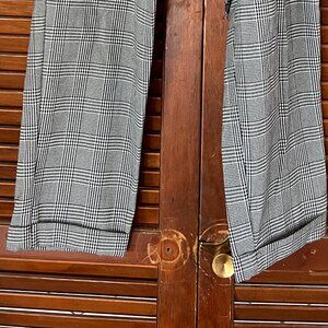 Black & White Plaid Zara Trousers